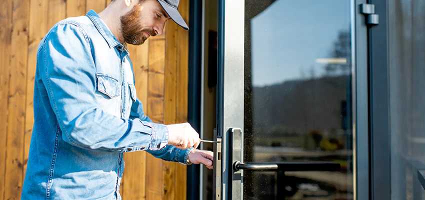 Frameless Glass Storefront Door Locks Replacement in St Charles, IL